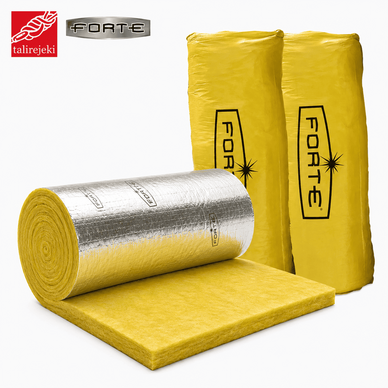 glasswool with foil