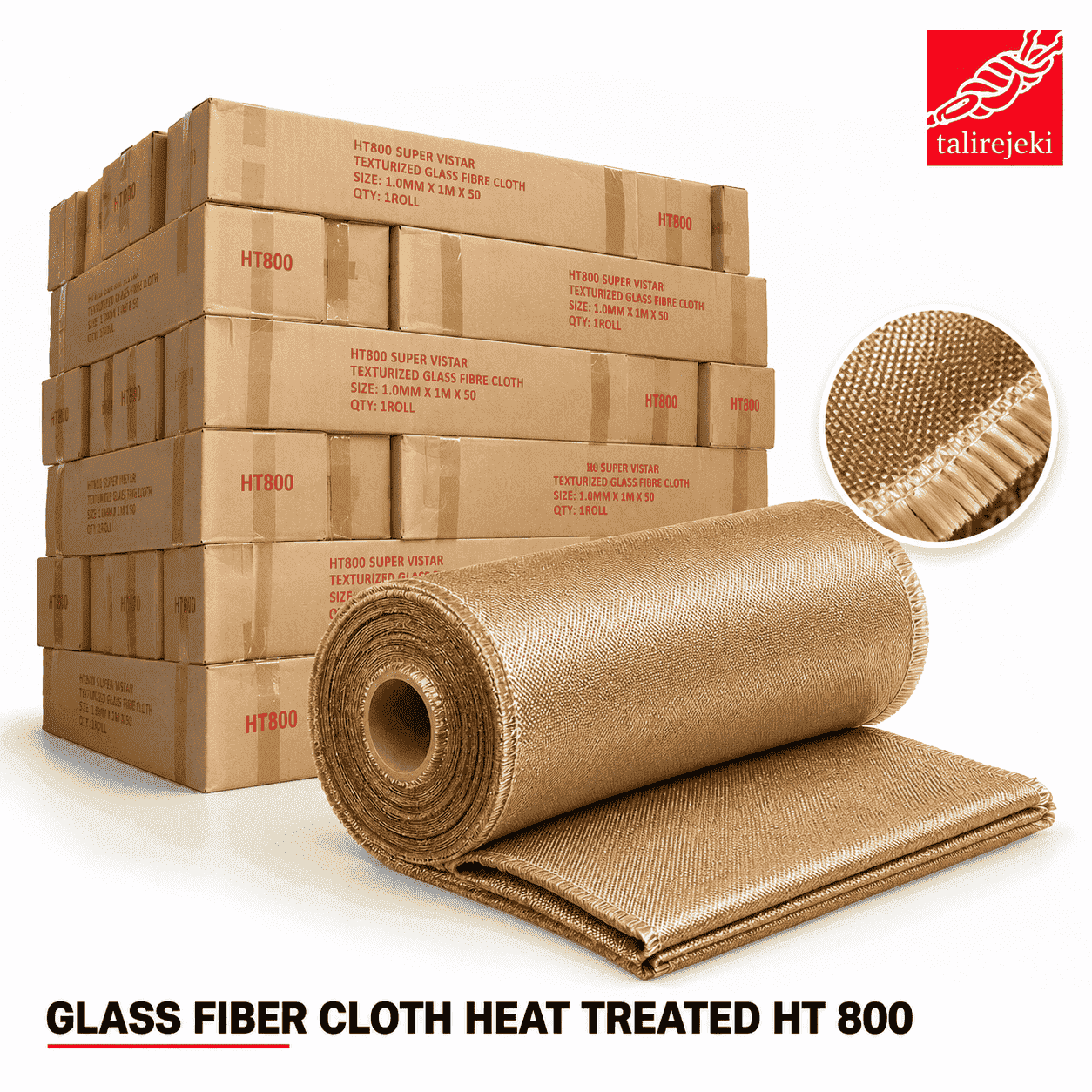 Glass Fiber Cloth Heat Treated HT 800