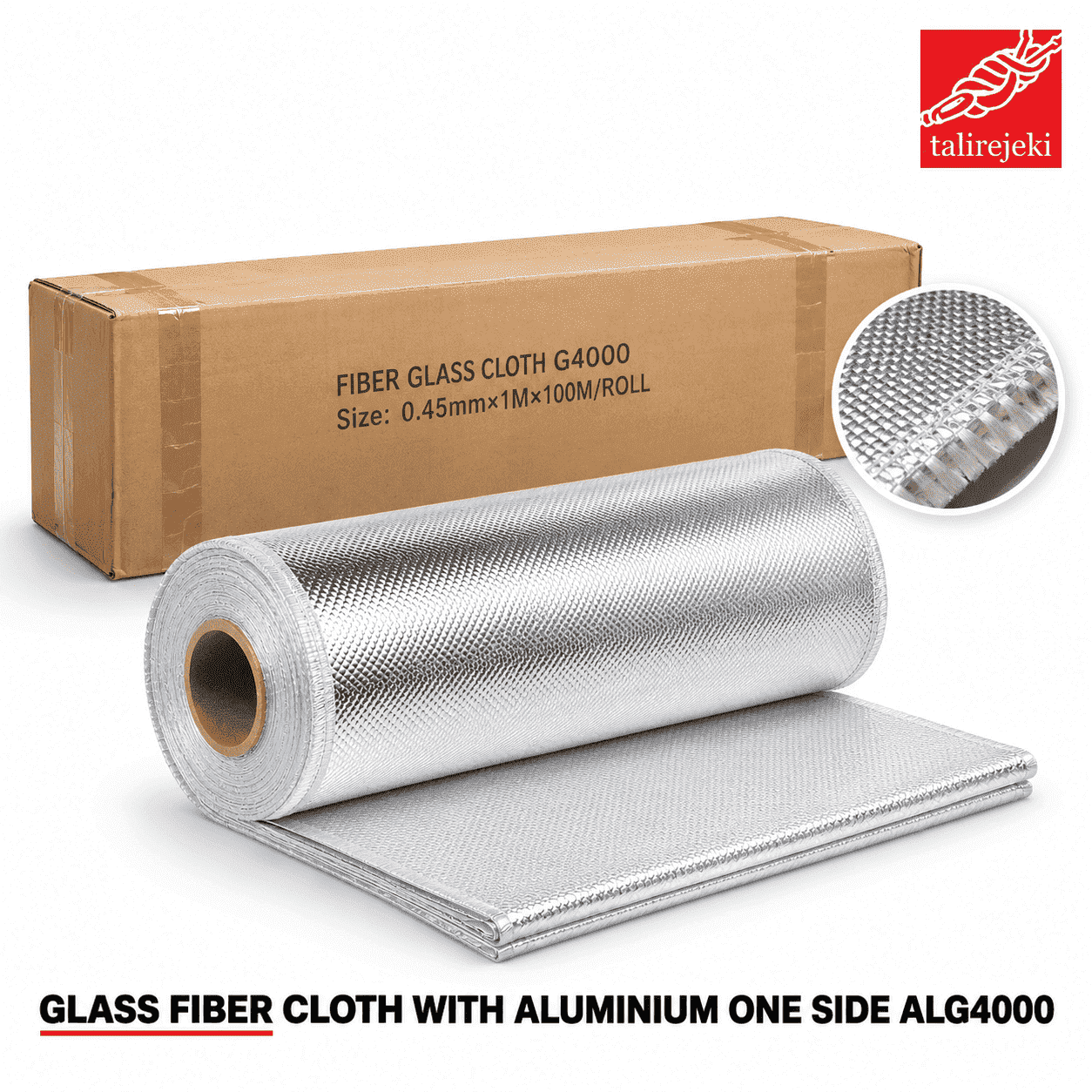 Glass Fiber Cloth With Aluminium One Side ALG4000