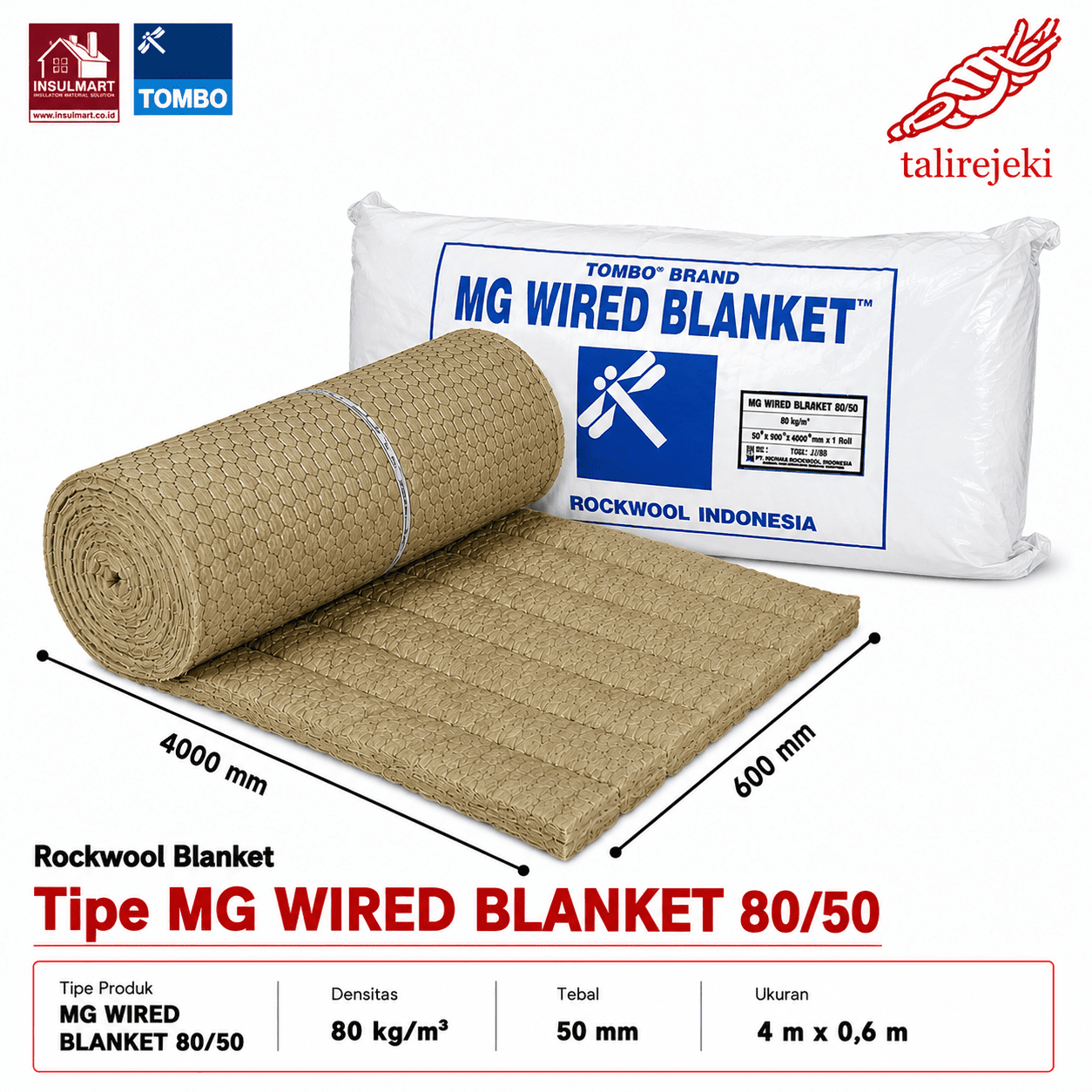 Tipe MG WIRED BLANKET 80/50