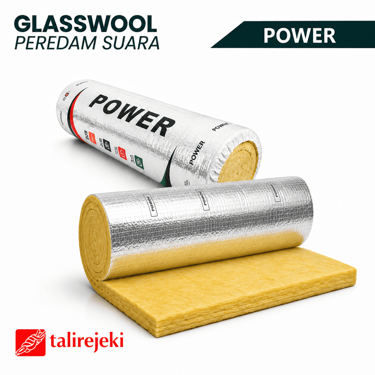 Glasswool With Foil 16/50