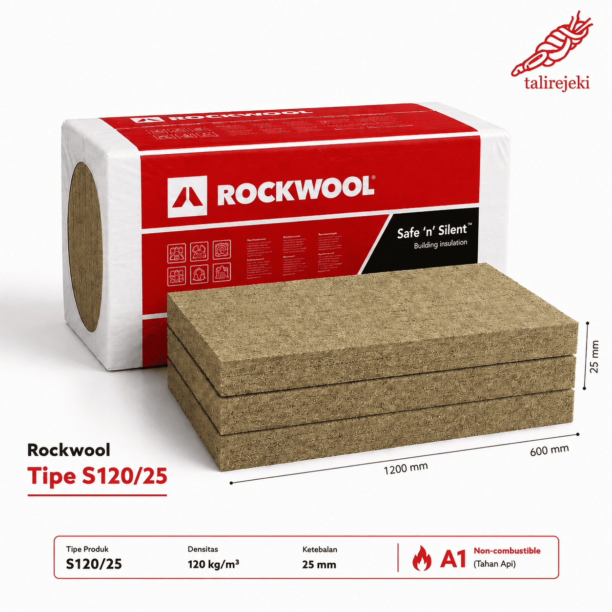 Rockwool Tipe S120/25